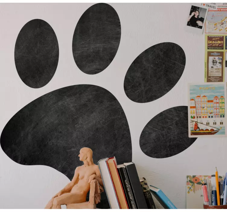 Hund pote søt design tavle klistremerker - Tenstickers