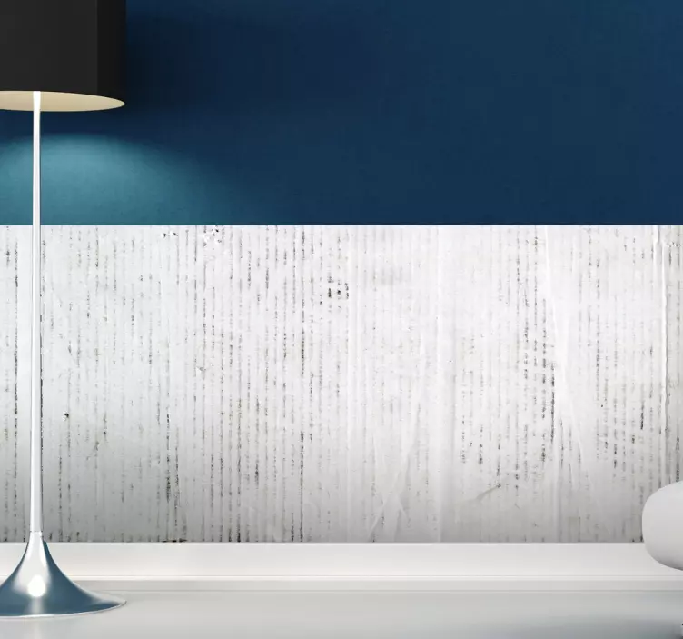 Hvitt papp vinylplate - Tenstickers