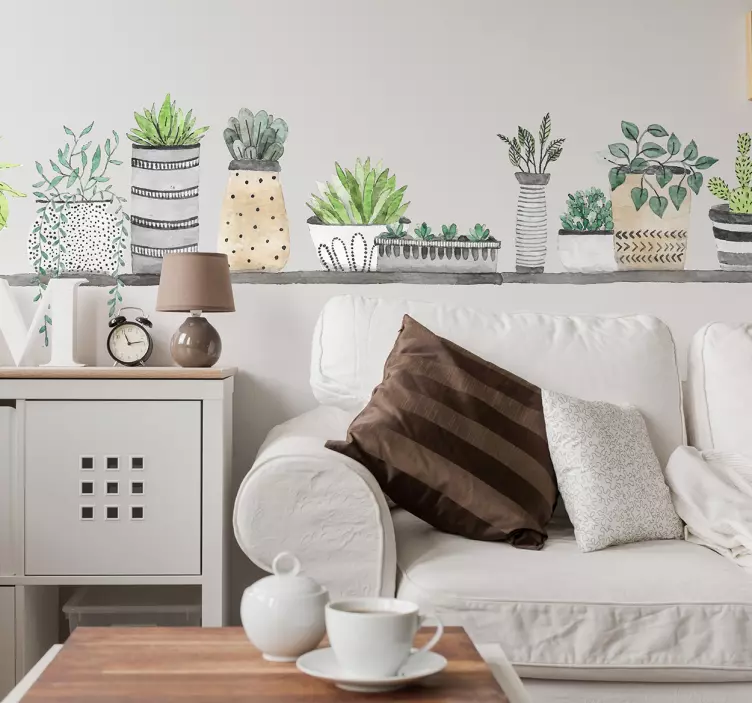 Hylleplanter plante klistremerke - Tenstickers