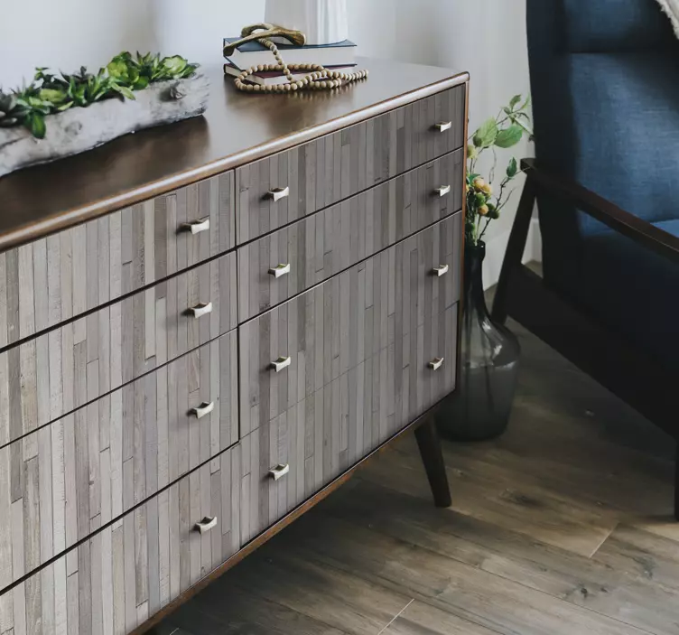 Imitasjon tremøbler klistremerke - Tenstickers