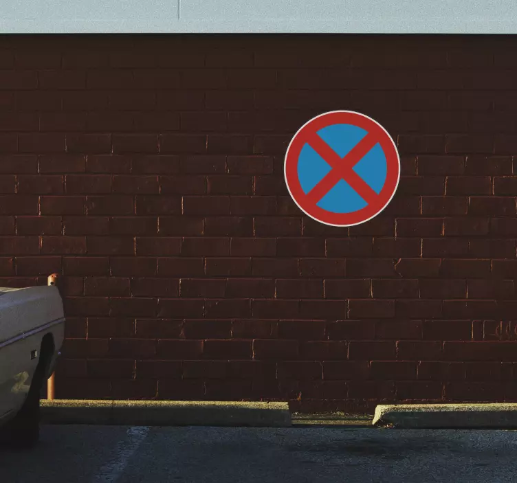 Ingen stoppestempel for klistremerke - Tenstickers