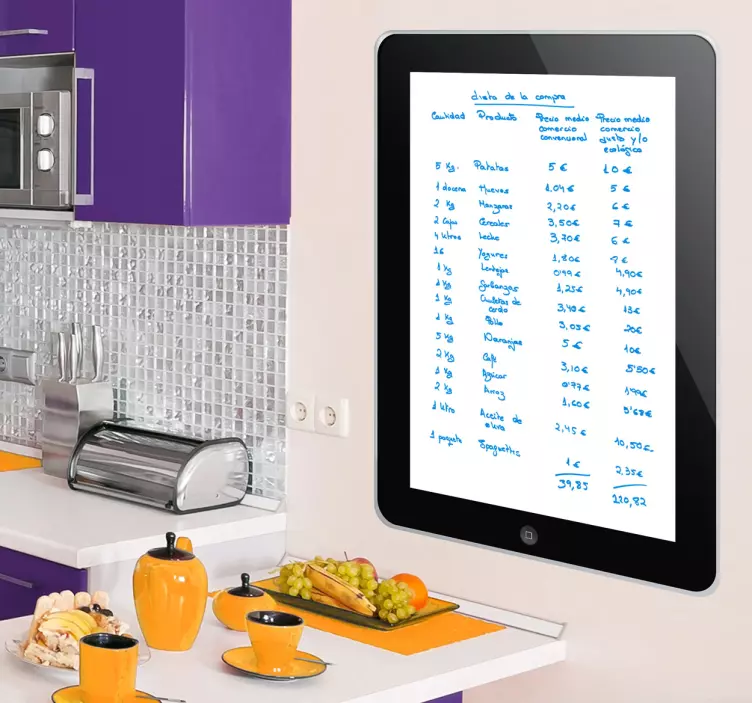 Ipad whiteboard klistremerke fra deg - Tenstickers