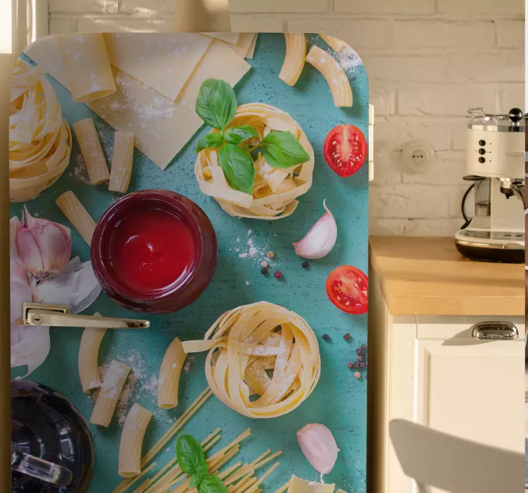 Klistremerke for italiensk matkjøleskap - Tenstickers