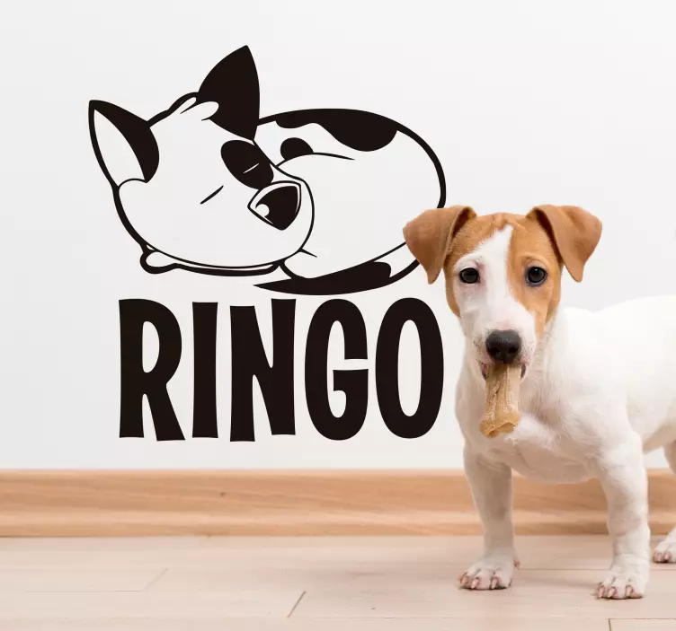 Jack russel animal wall sticker - Tenstickers