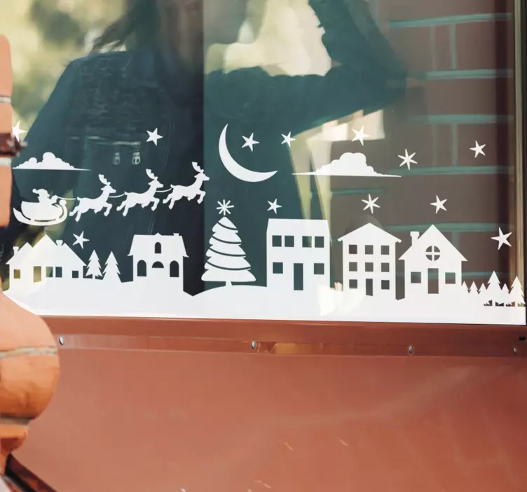 Jul scene jul klistremerke - Tenstickers