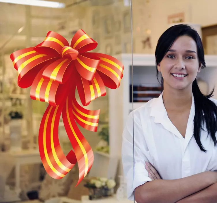 Julebånd klistremerker - Tenstickers