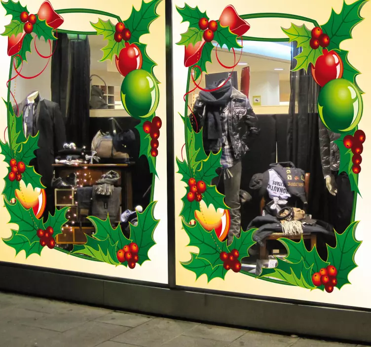 Juleramme dekal - Tenstickers