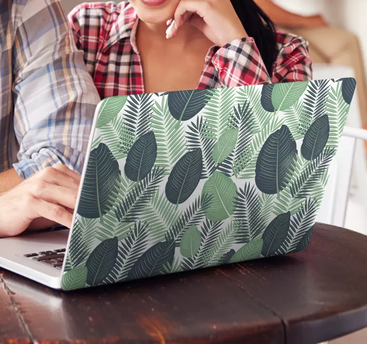 Jungel vegetasjon laptop klistremerke - Tenstickers