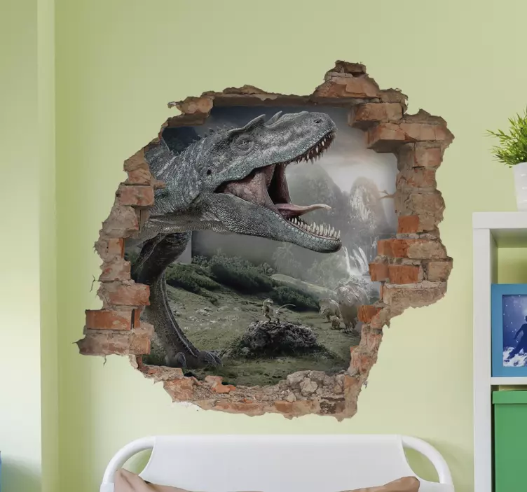 Jurassic klassiske dinosaurer wallstickers - Tenstickers