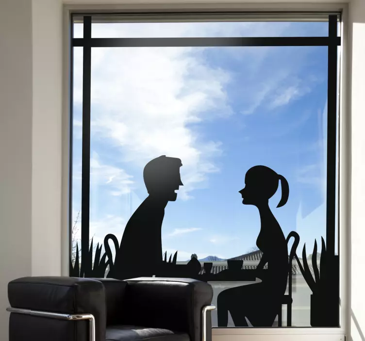 Kaffebar dato dekal - Tenstickers