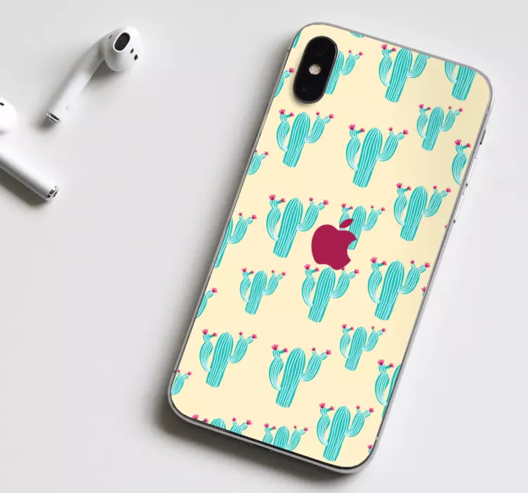 Kaktusmønster klistremerke dyr - Tenstickers