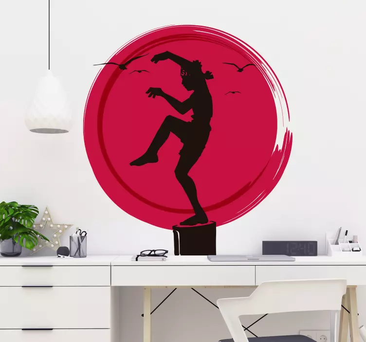 Karate kid logo vegg klistremerke - Tenstickers