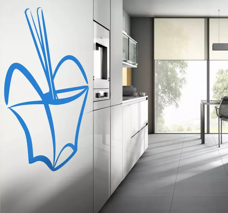 Kinesisk takeaway-vegg-klistremerke - Tenstickers