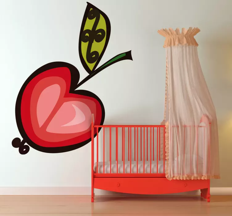 Kirsebær klistremerke - Tenstickers