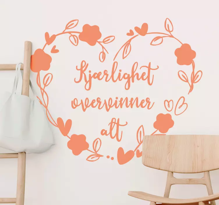 Kjærlighet erobrer alt kjærlighetsklær - Tenstickers