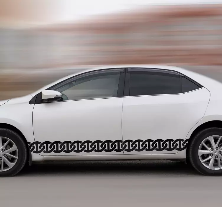 Kjeder klistremerke til bil - Tenstickers