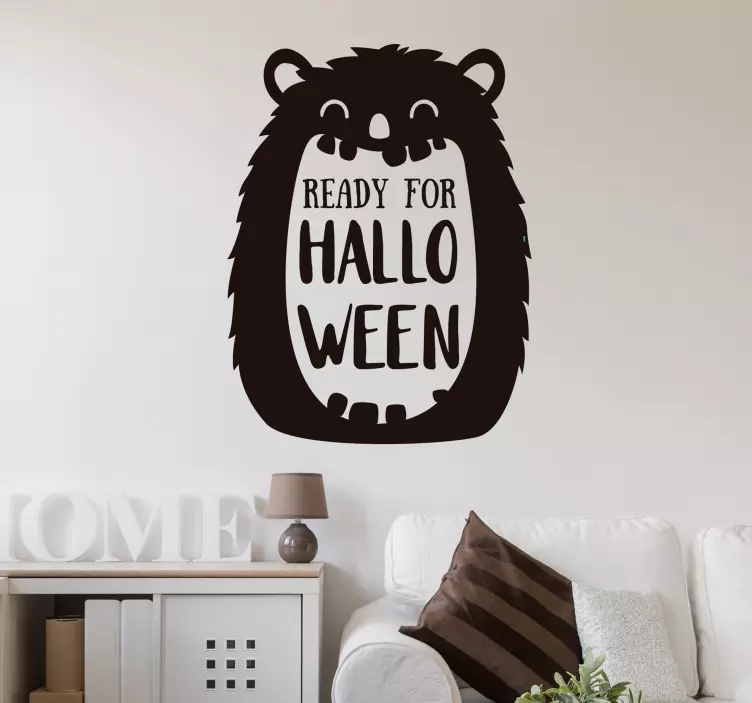 Klar til halloween Halloween klistremerker - Tenstickers