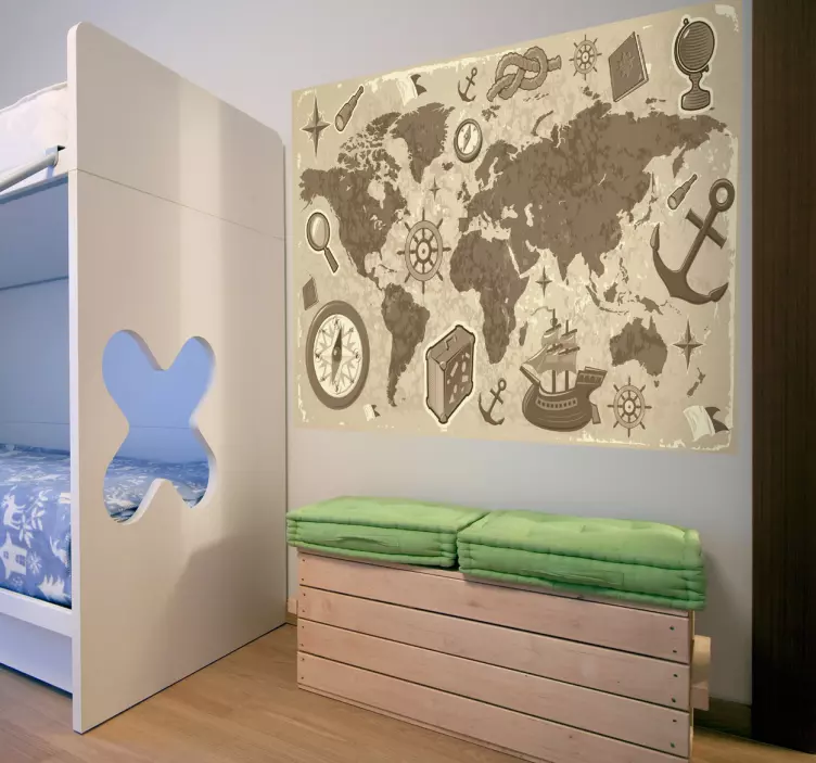 Klassisk klistremerke for barnekart - Tenstickers