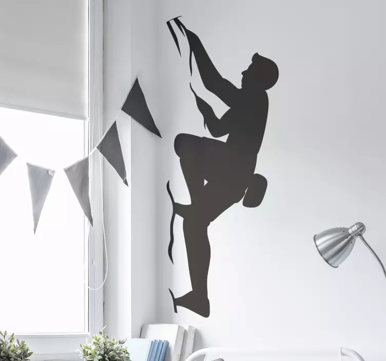 Klatrer ekstremsport dekal - Tenstickers