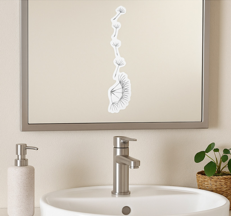 Klistremerke dyr løvetannfrødrift - Tenstickers