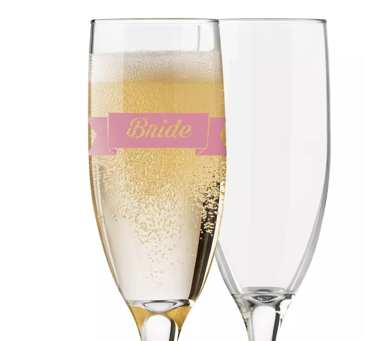 Klistremerke for bruden - Tenstickers