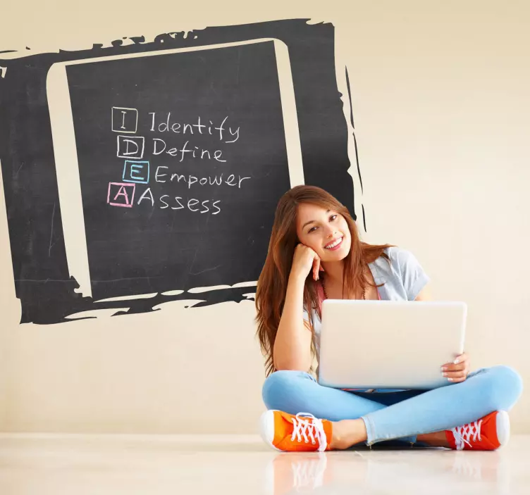 Klistremerke med tavleskilt - Tenstickers