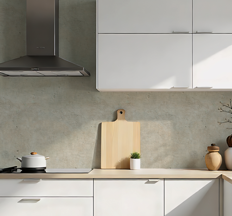 Kremfargede steinnyanser kjøkkenklistremerke - Tenstickers