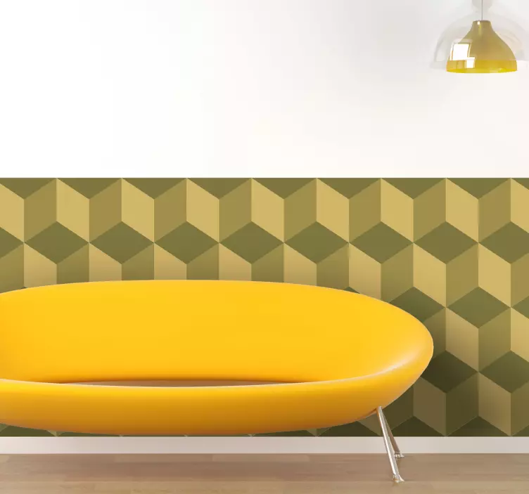 Kuber mønster vinylark klistremerke - Tenstickers