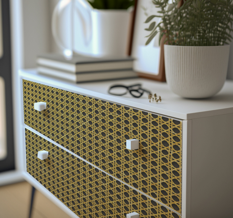 Kurvhull klistremerke møbler - Tenstickers