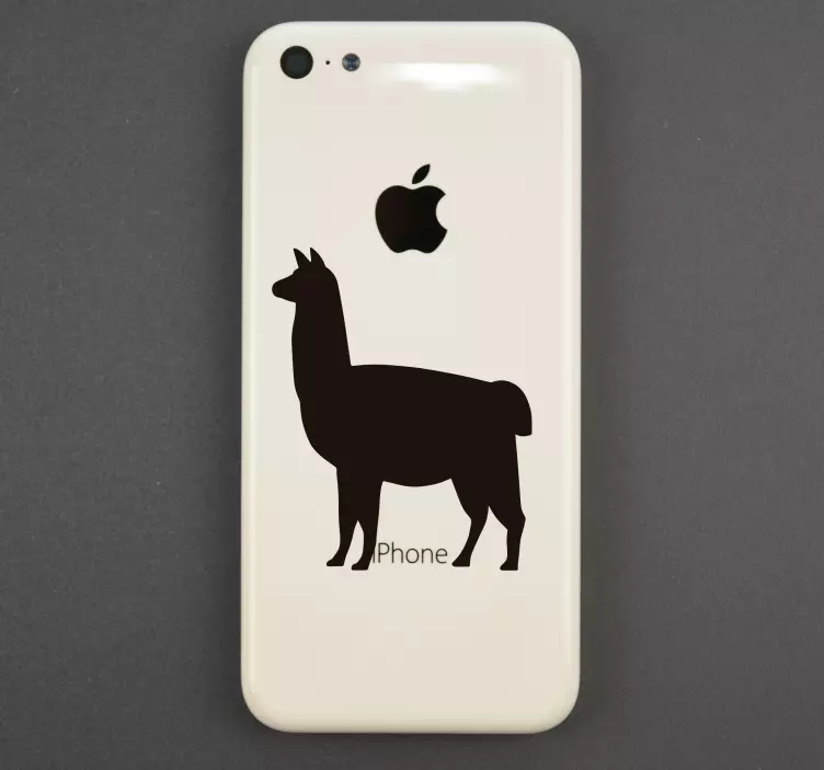 Lama iphone animalsk klistremerke - Tenstickers
