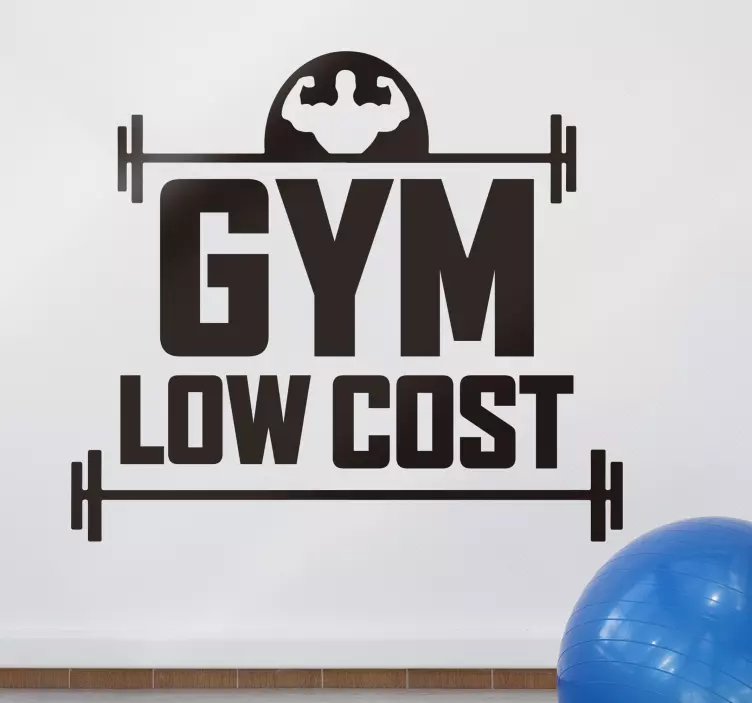 Lavpris gym klistremerke - Tenstickers