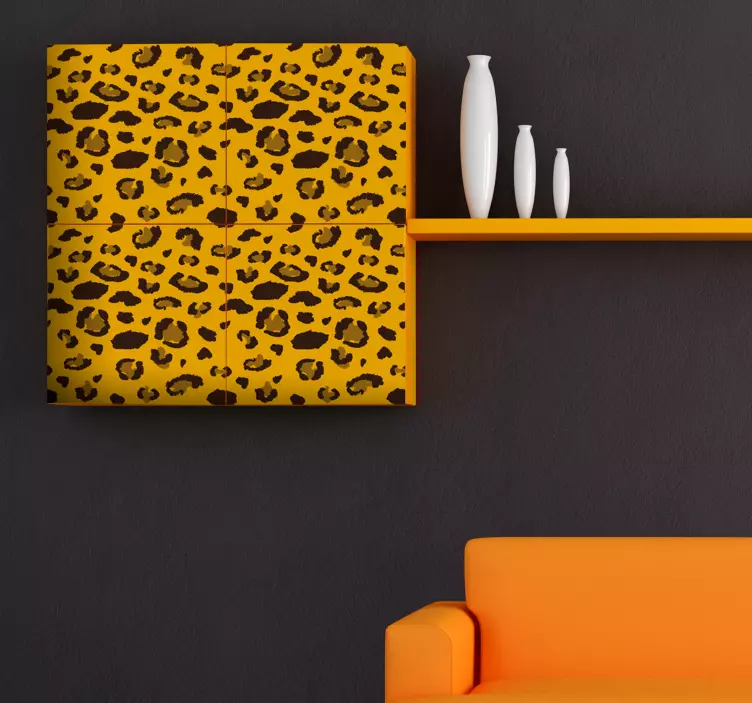 Leopardprint-klistremerke - Tenstickers