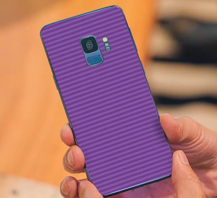 Lilla farge med striper sticker samsung - Tenstickers