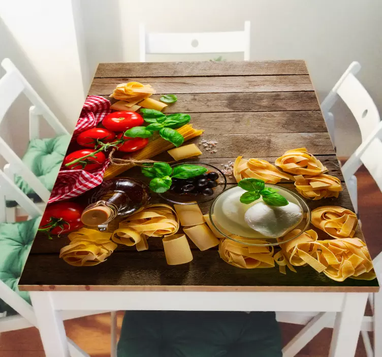 Lim utskrift bord ikea vinyl klistremerke - Tenstickers