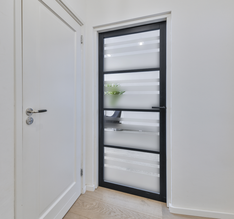 Linjer for dør klistremerke linjer - Tenstickers