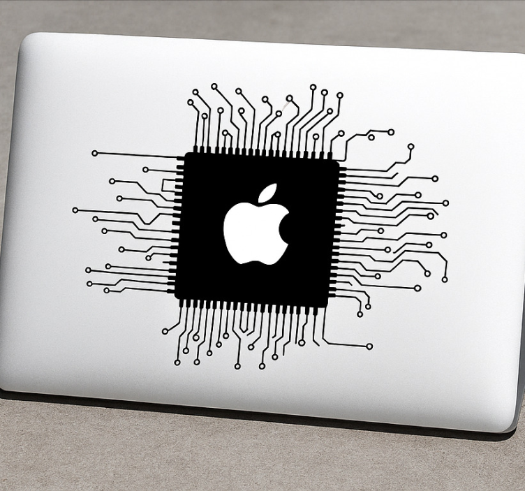 Macbook teknologisk nett Laptop klistremerke - Tenstickers