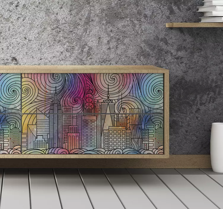 Maleri for bymøbler - Tenstickers