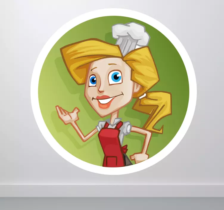 Mama kokk vegg klistremerke - Tenstickers