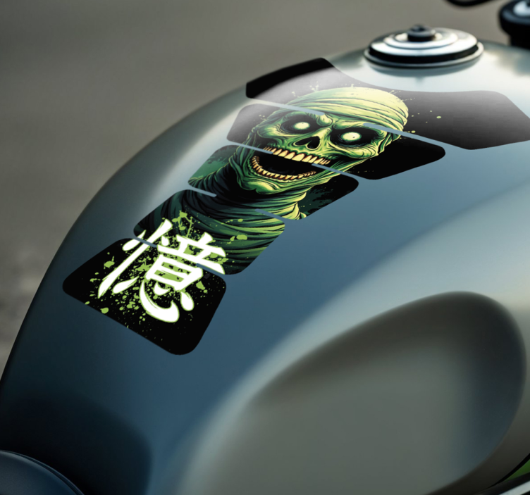 Mamma død motorsykkel klistremerke - Tenstickers