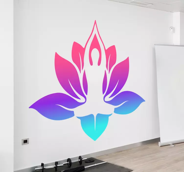wallstickers for mandala og yoga - Tenstickers