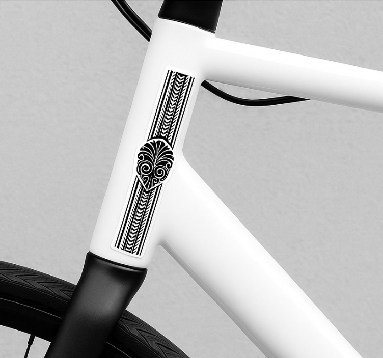 Maorisk stammeark sykkel klistremerke - Tenstickers