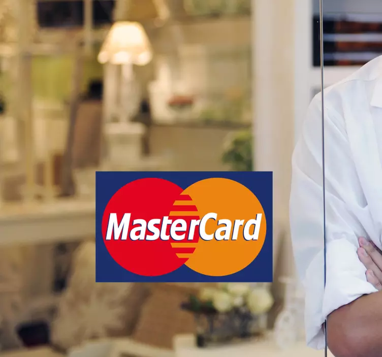 Mastercard logo klistremerke - Tenstickers