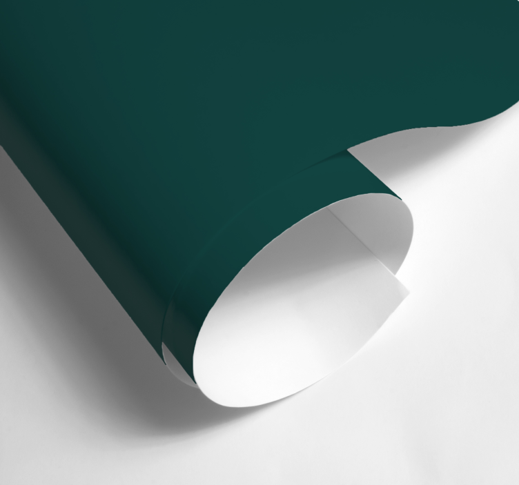 Matt mørkegrønn ensfarget arkklistremerke - Tenstickers