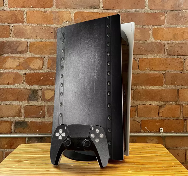 Metallisk texrure ps5 klistremerke - Tenstickers