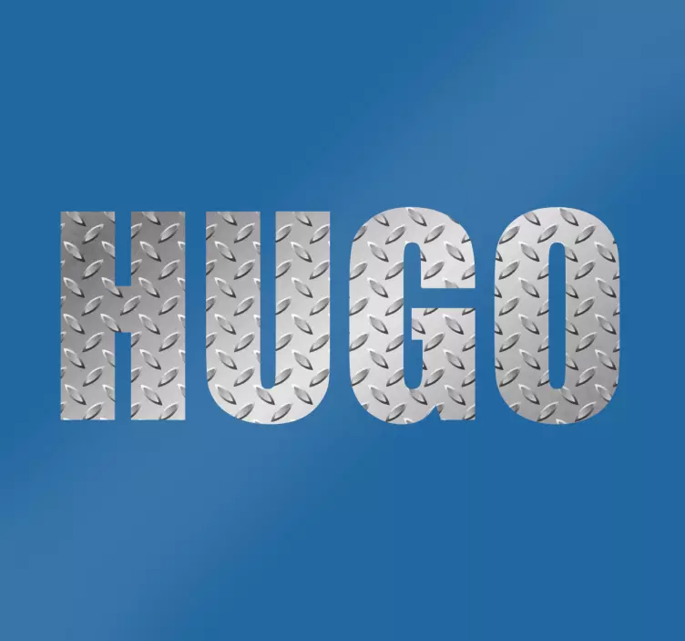 Metallisk effekt personlig etikett klistremerke - Tenstickers