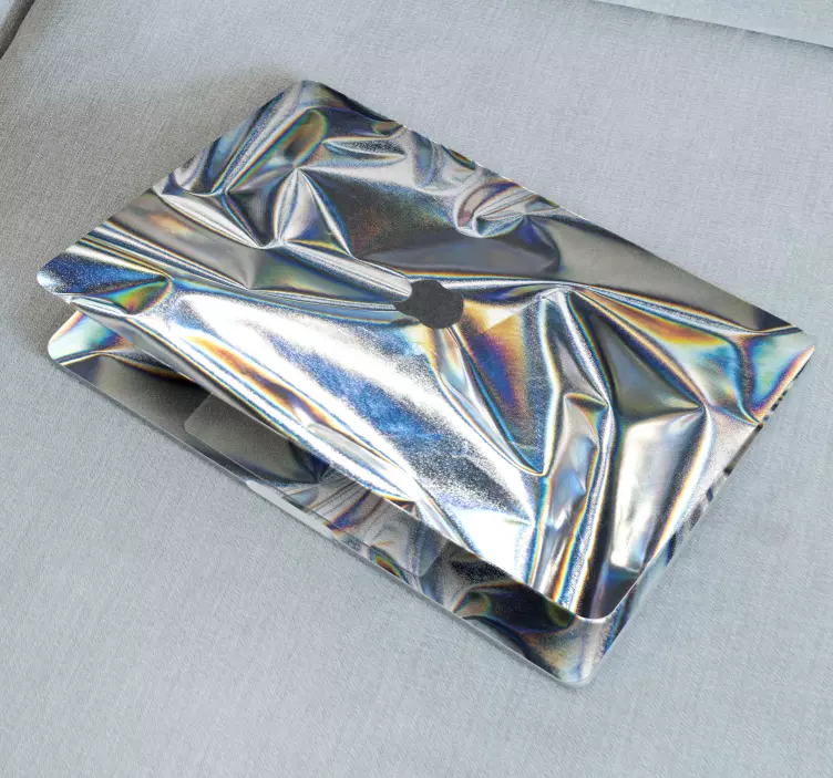 Metallisk holografisk klistremerke tekstur - Tenstickers