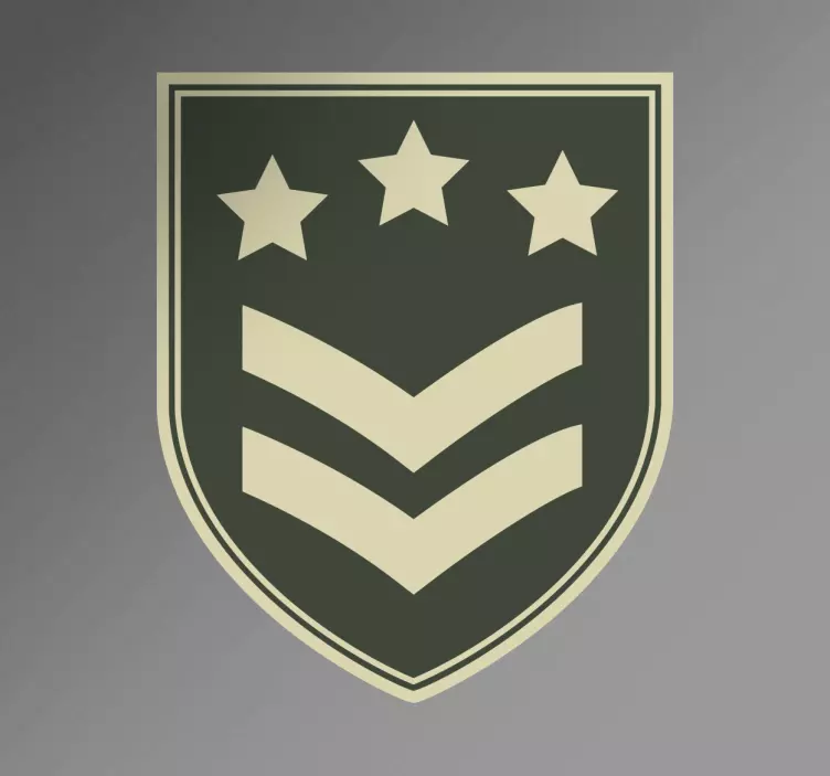 Militær emblem vegg klistremerke - Tenstickers