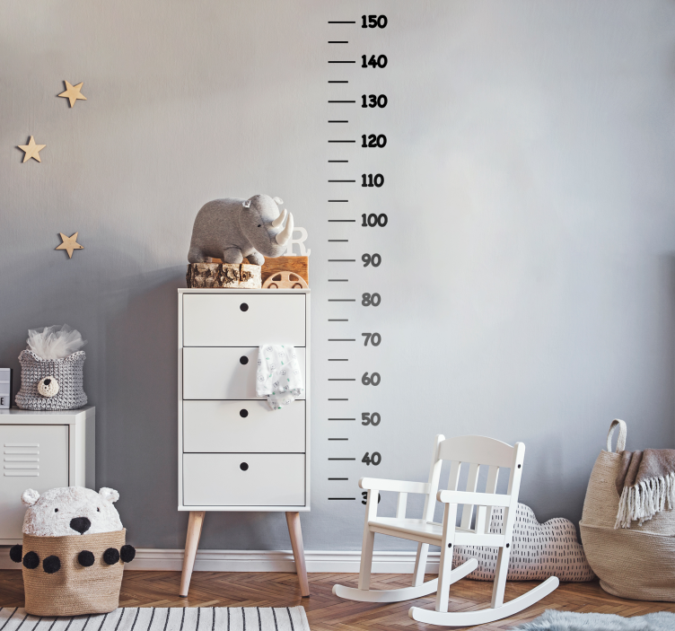 Minimalistisk dekal mål - Tenstickers