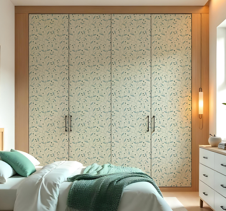 Minimalistiske grener klistremerke møbler - Tenstickers