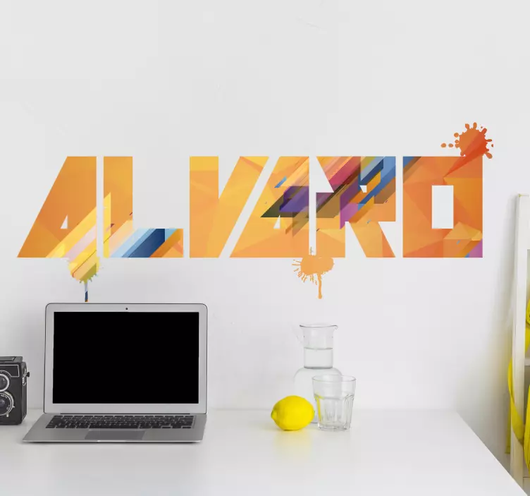 Moderne tekst tilpassbart veggmaleri - Tenstickers